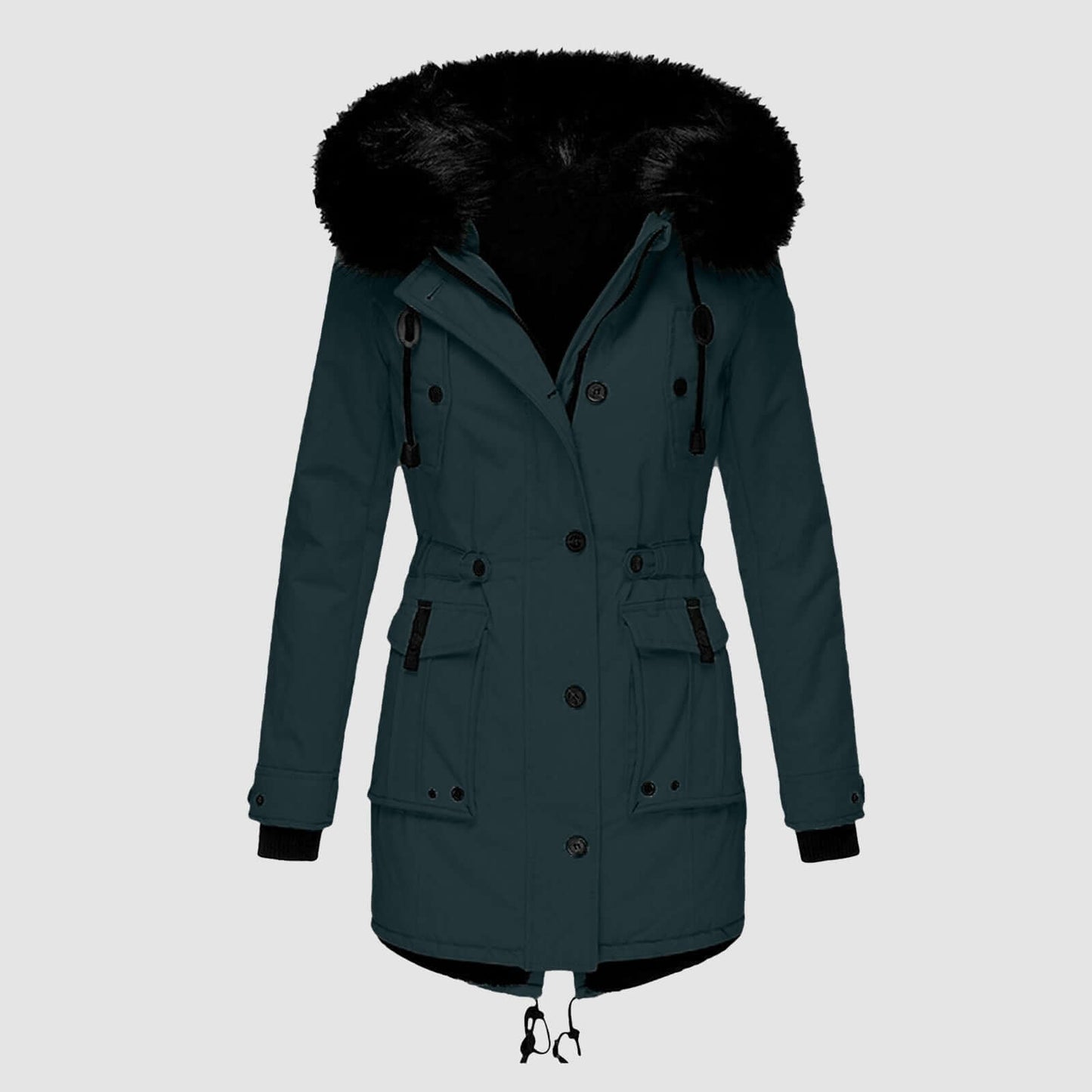 FRIEDA Warmer Damen Wintermantel – Bild 7 von 7