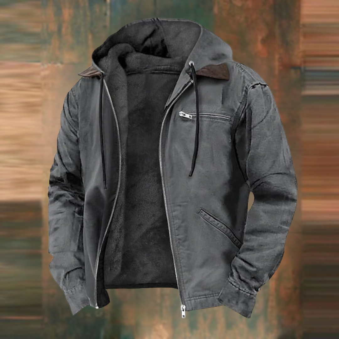 Robuste Herren Winterjacke Bomber – Bild 4 von 4