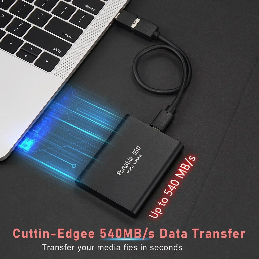 64 GB Externe SSD – Kompakt, Robust für Alle Bereiche – Bild 4 von 5
