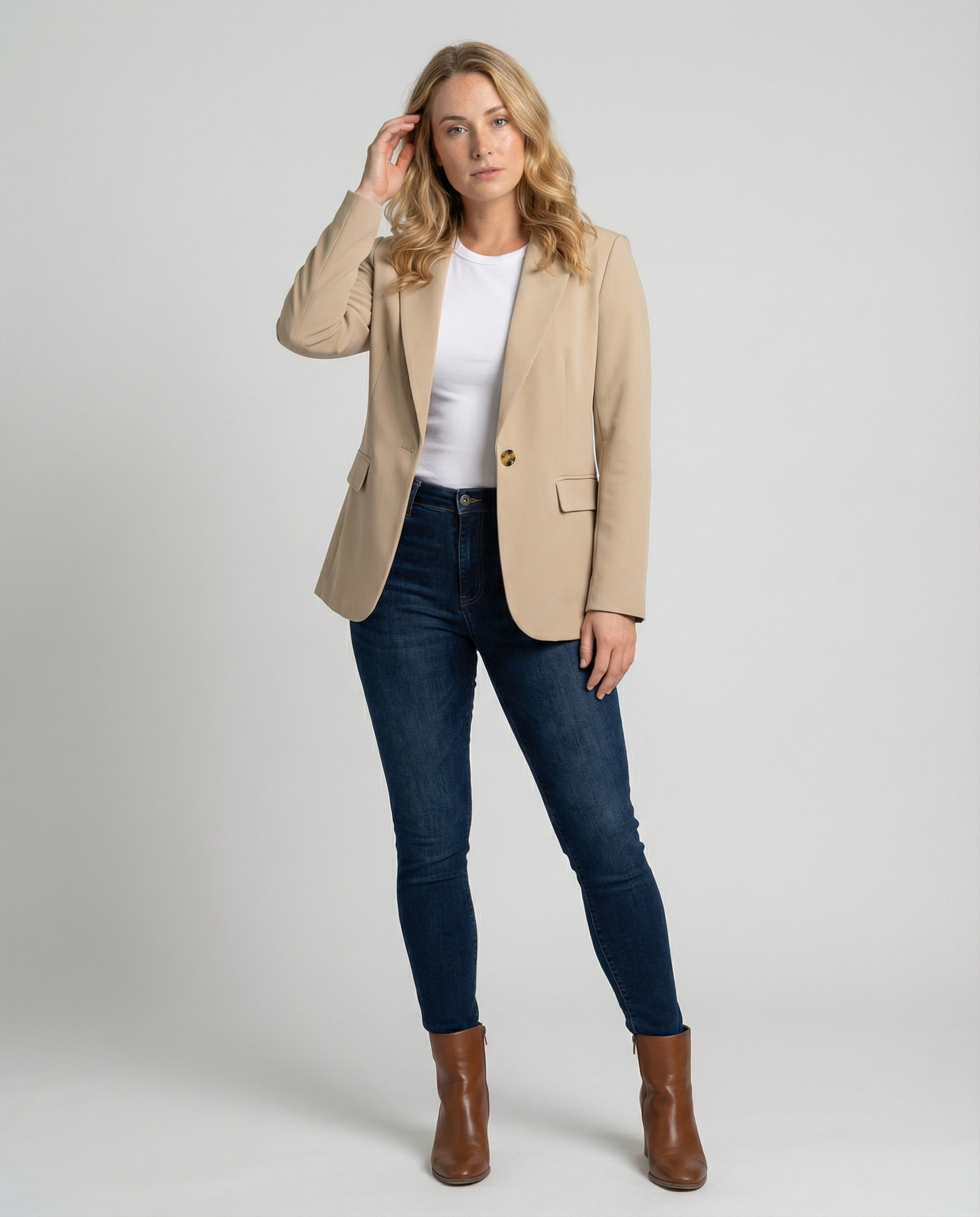 Damen Eleganter Blazer mit Perfekter Passform & Vielseitigem Stil – Bild 10 von 10