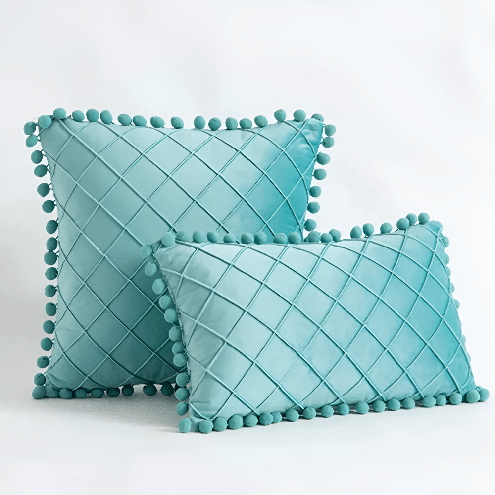 Løra – Gequilteter Kissenbezug für innen und außen