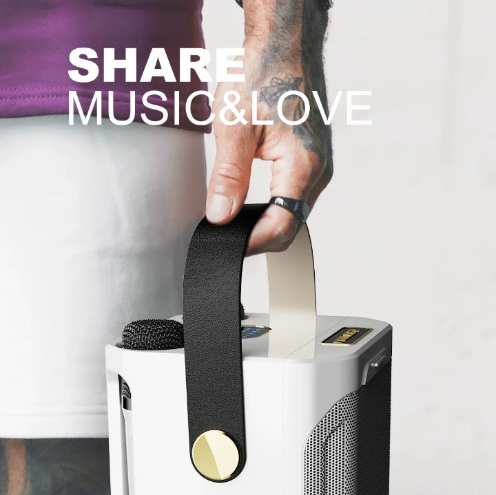 bluetooth karaoke lautsprecher mikrofonen – Pelanva – Ansicht 3