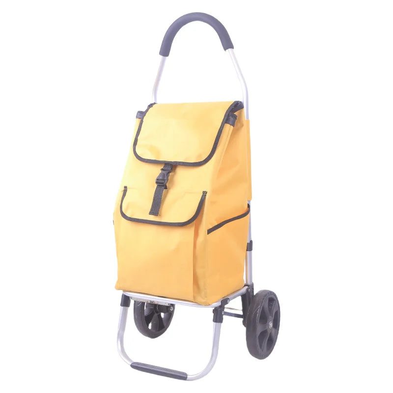 Klappbarer Aluminium-Einkaufstrolley – Pelanva – Ansicht 7
