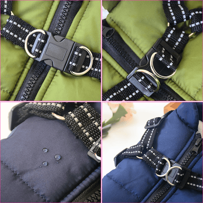 PupGuard- Winter-Hundejacke mit Geschirr – Bild 7 von 14