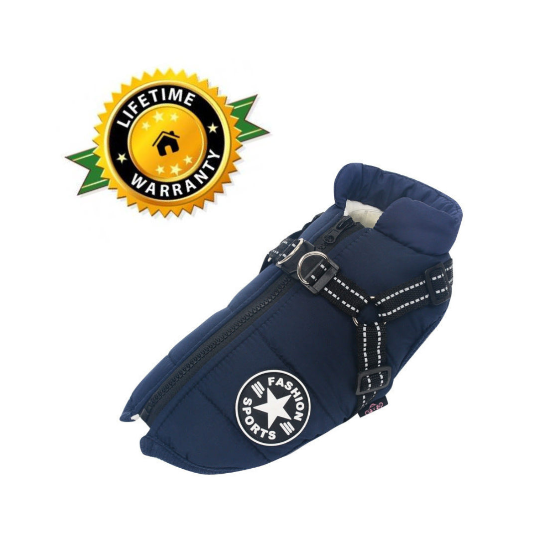 WoofGuard™- Wasserdichte Winterjacke mit integriertem Gurtzeug – Bild 6 von 25