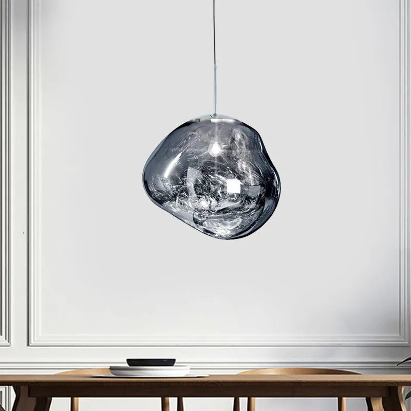 Valentina Melt  Pendelleuchte in Lavaoptik – Bild 13 von 20