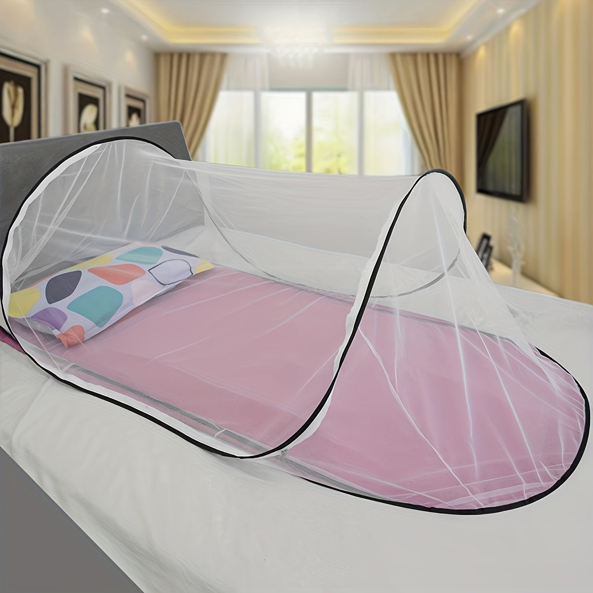 Mückennetz InsectoGuard Solo| Ultraleicht & Faltbar| Mit Reißverschluss| 200×80×56 cm| Für 1 Person – Garten & Outdoor