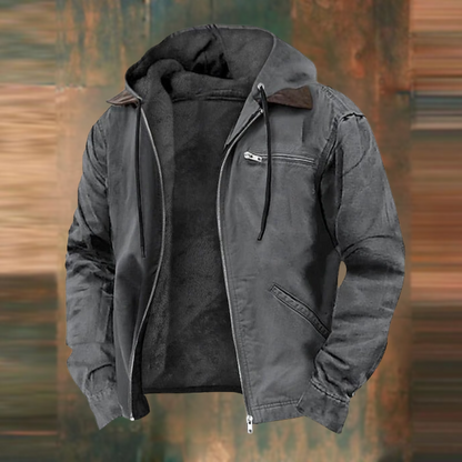 Robuste Herren Winterjacke Bomber – Bild 4 von 4