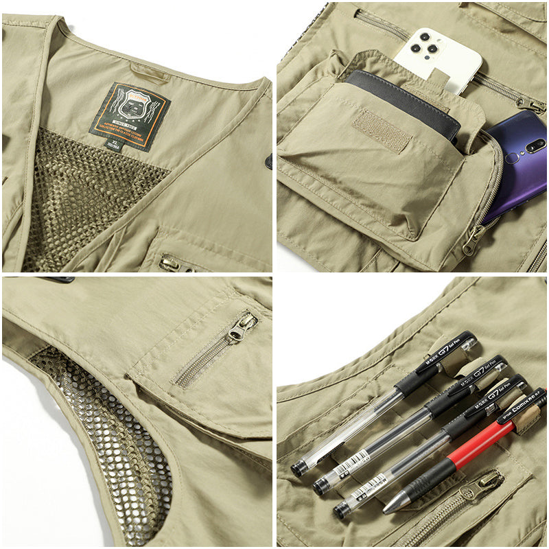 Multi Pocket Sommerweste – Bild 6 von 15