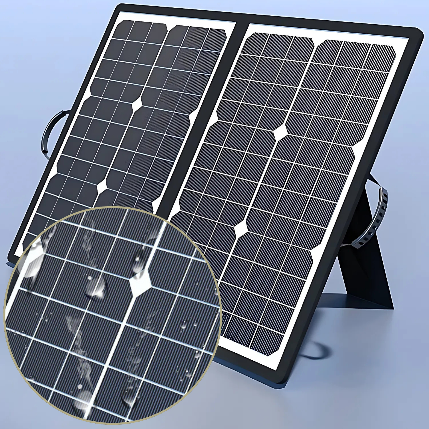SolaraX 1000W Faltbares Solarpanel Kit| Komplettset mit MPPT & USB/Type-C| Für Camping, Auto, Boot & Caravan – Solarleuchte