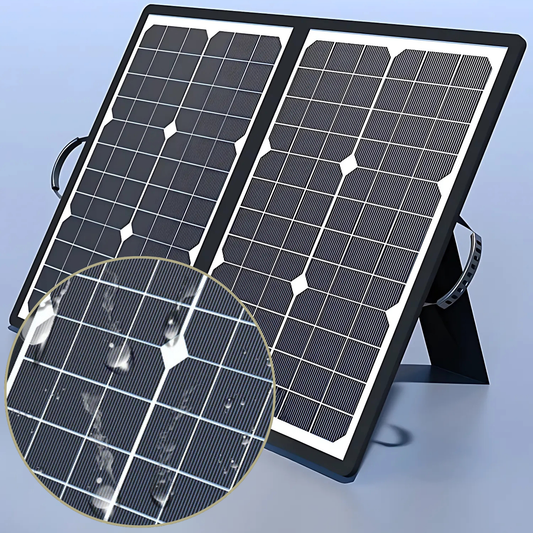 SolaraX 1000W Faltbares Solarpanel Kit| Komplettset mit MPPT & USB/Type-C| Für Camping, Auto, Boot & Caravan – Solarleuchte