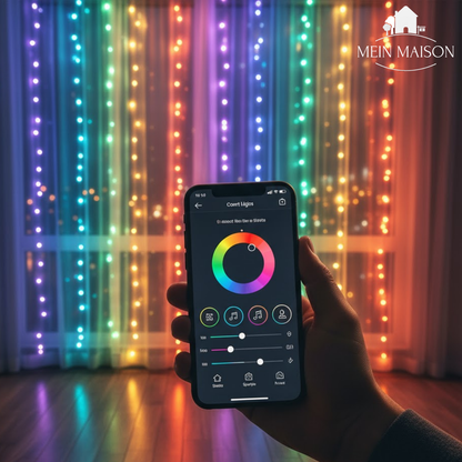 GlowDrape – Lebendige Lichtshow für jeden Anlass! – Saisonale Dekoration