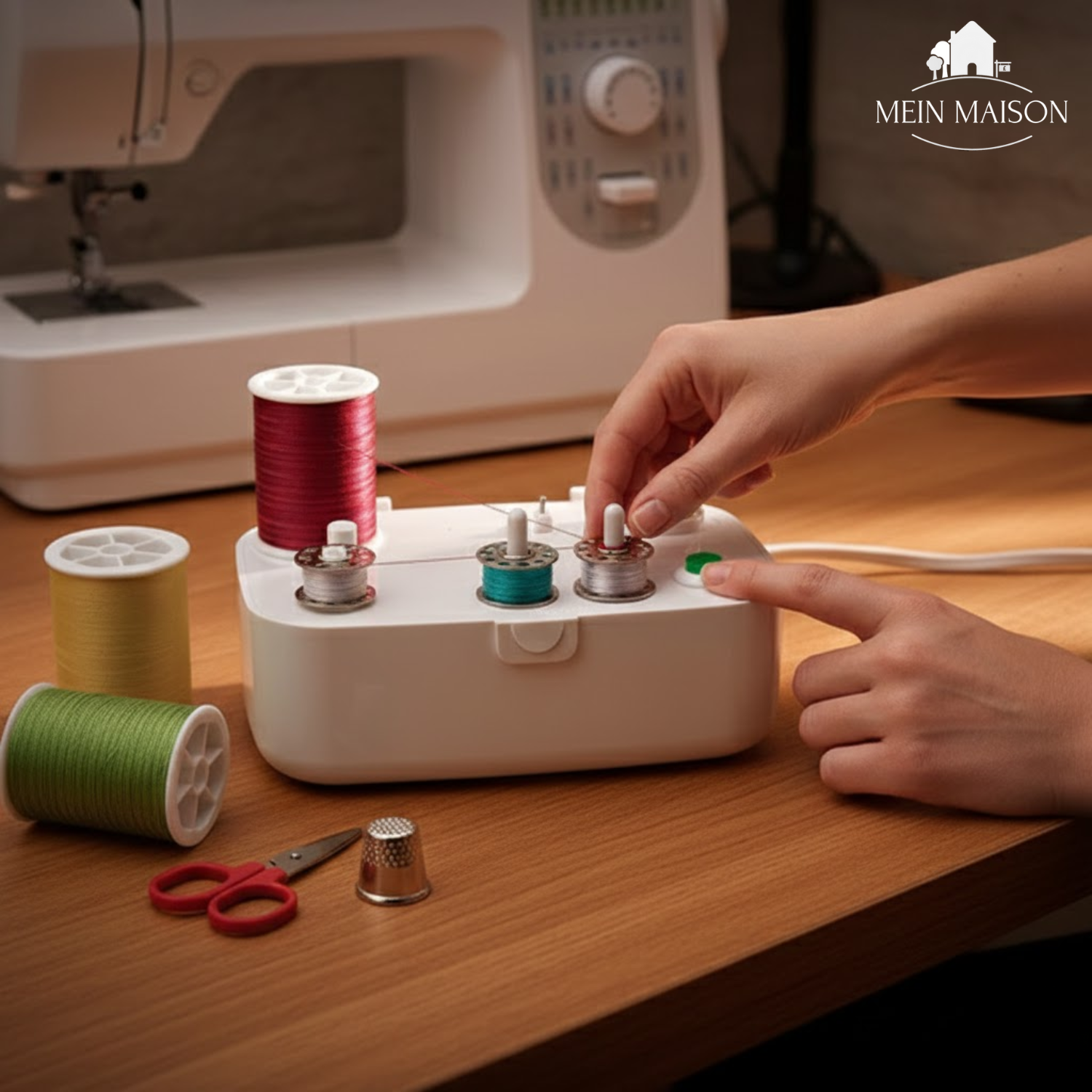 SwiftSewing – Kontinuierliches Nähen mit schnellem, tragbarem Spulenaufwickler – Küchenzubehör