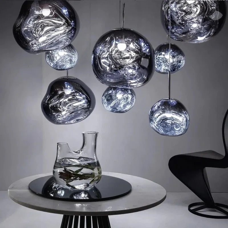 Valentina Melt  Pendelleuchte in Lavaoptik – Bild 2 von 20