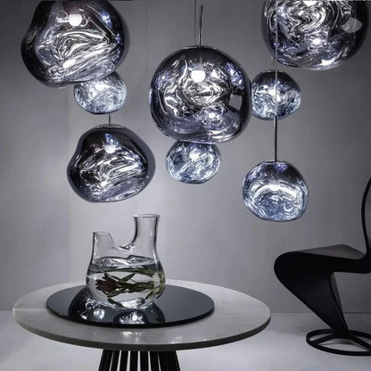 Valentina Melt  Pendelleuchte in Lavaoptik – Bild 2 von 20