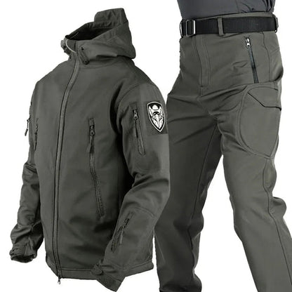 Herren multifunktionale Jacke mit Fleece-Innenfutter und Reißverschluss – Heidi-Mode – Bild 5 von 13
