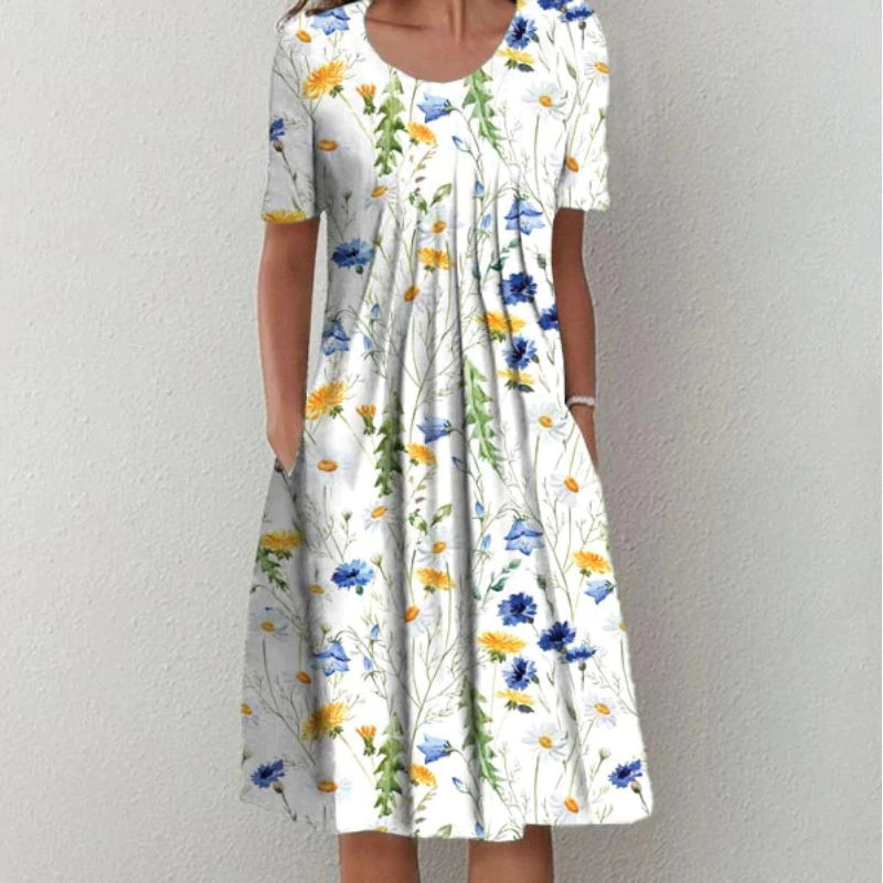 Elegantes Baumwollkleid – Bild 4 von 5