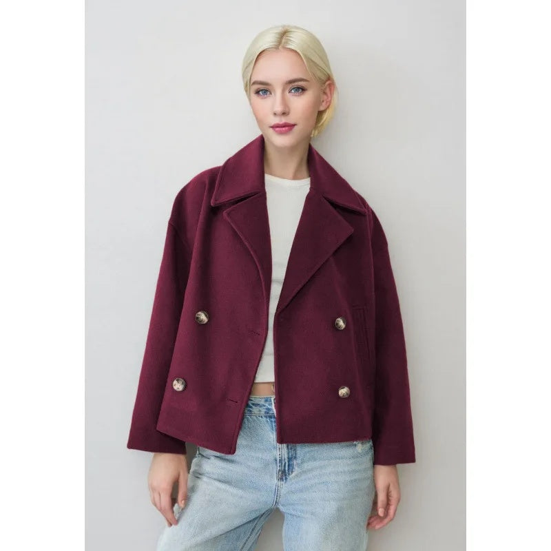 Damen Jacke mit Kurzschnitt & Doppelreiher – Bild 19 von 20