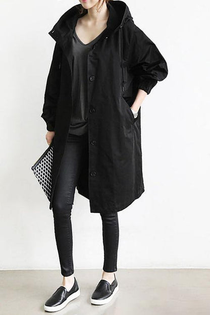 Damen Langjacke mit Kapuze – Bild 4 von 18