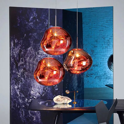 Valentina Melt  Pendelleuchte in Lavaoptik – Bild 6 von 20