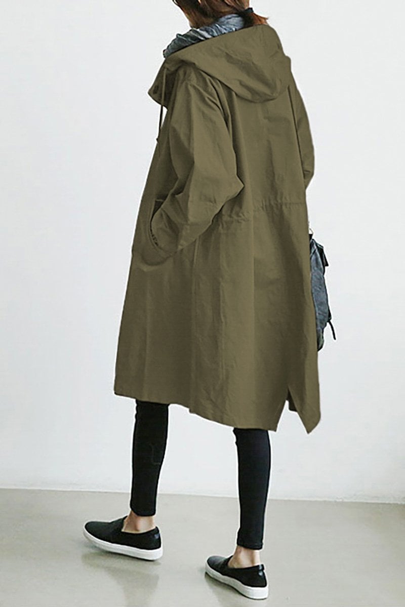 Damen Langjacke mit Kapuze – Bild 5 von 18