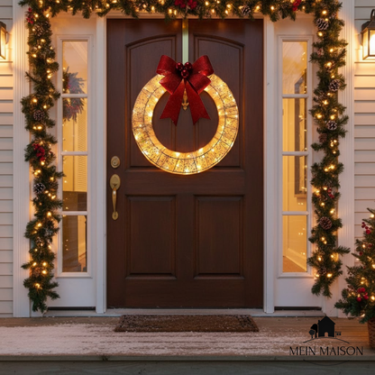 GlorinaWreath – Leuchtender Weihnachtszauber für Innen- und Außenbereich – Bild 2 von 9