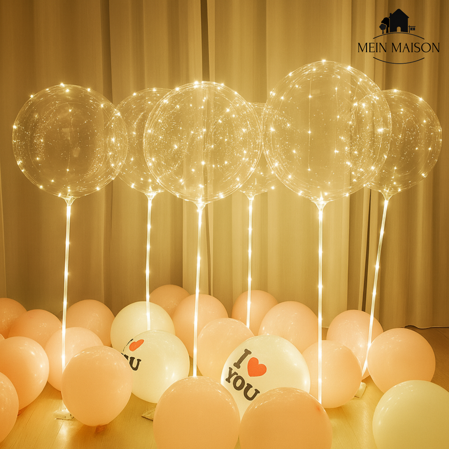 PartyGlow – Erleuchte jede Party mit warmem, wiederverwendbarem LED-Luftballon-Strahlerlicht – Bild 3 von 8