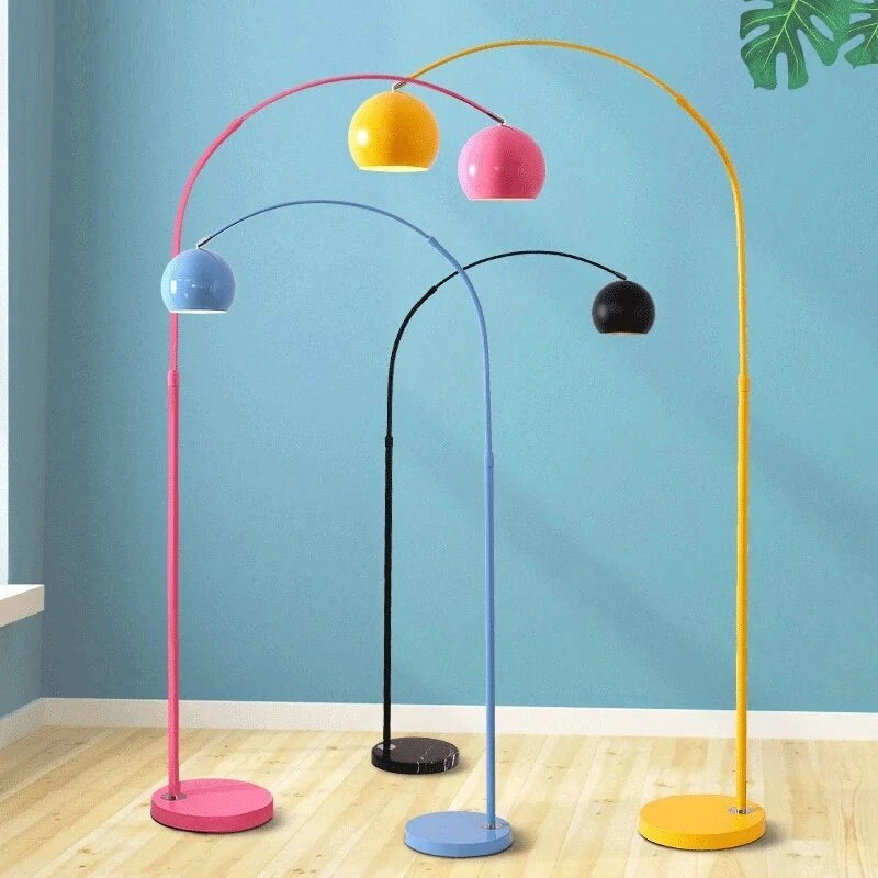 Aria Stehlampe Macaron Mehrfarbig Wohnzimmer/Schlafzimmer – Bild 2 von 15