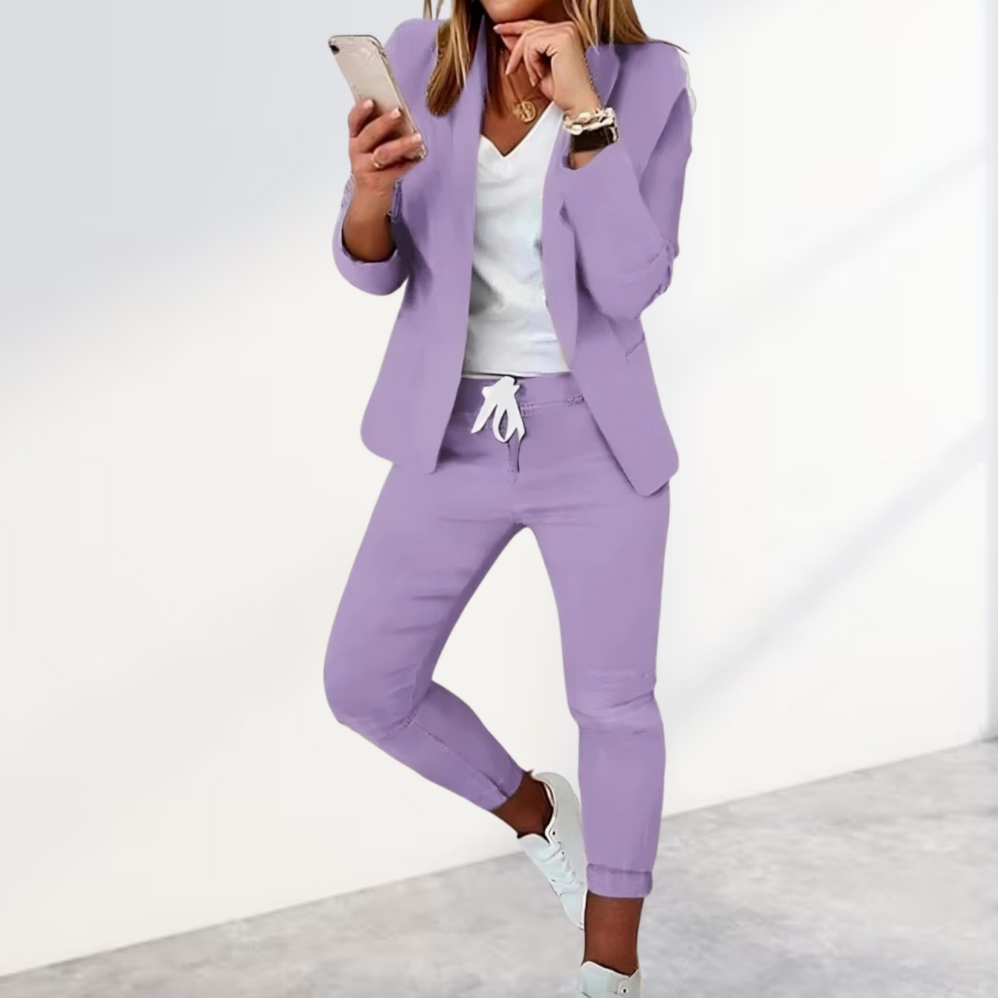 Stylisches Blazer- & Hosen-Set – Bild 4 von 5