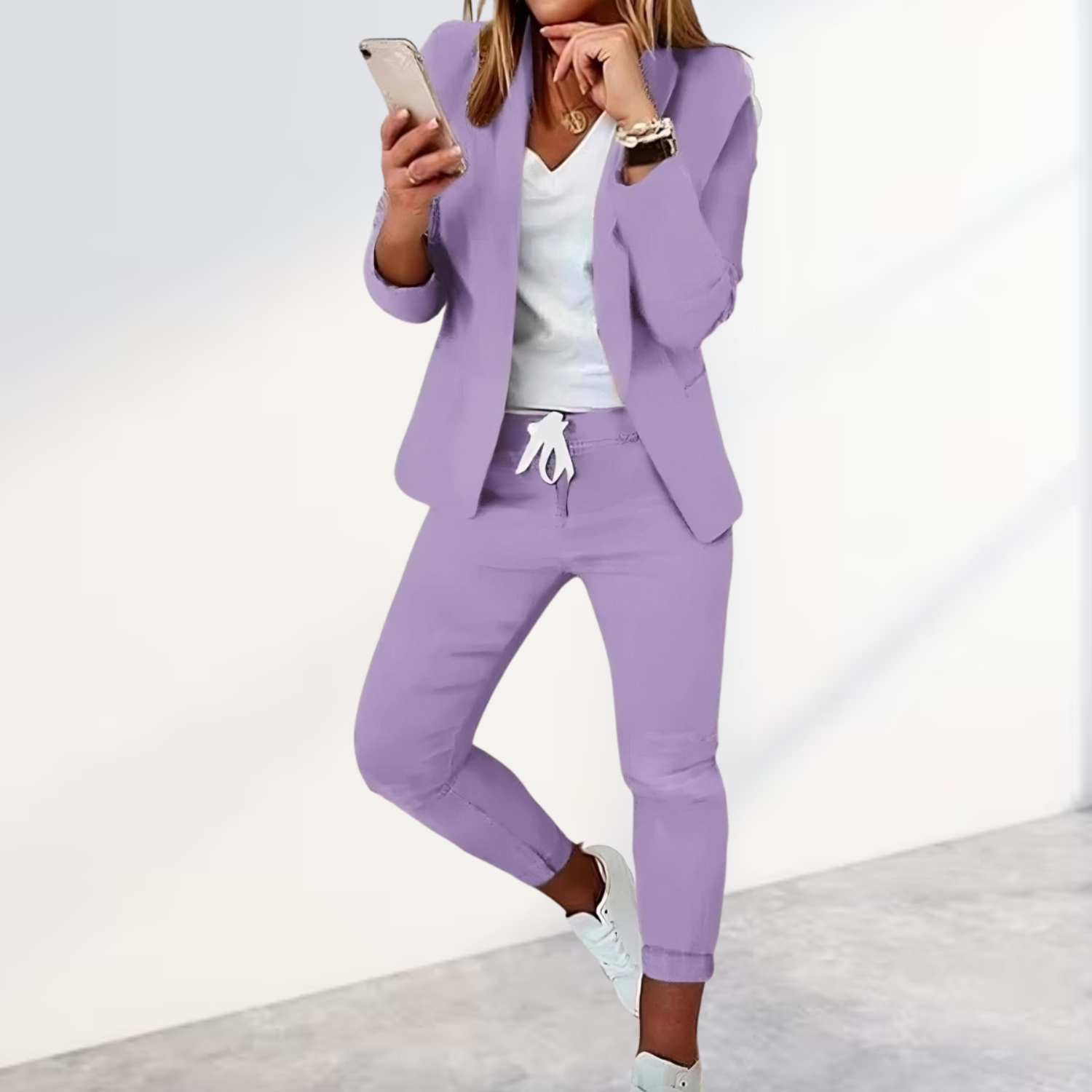 Stylisches Blazer- & Hosen-Set – Bild 4 von 5