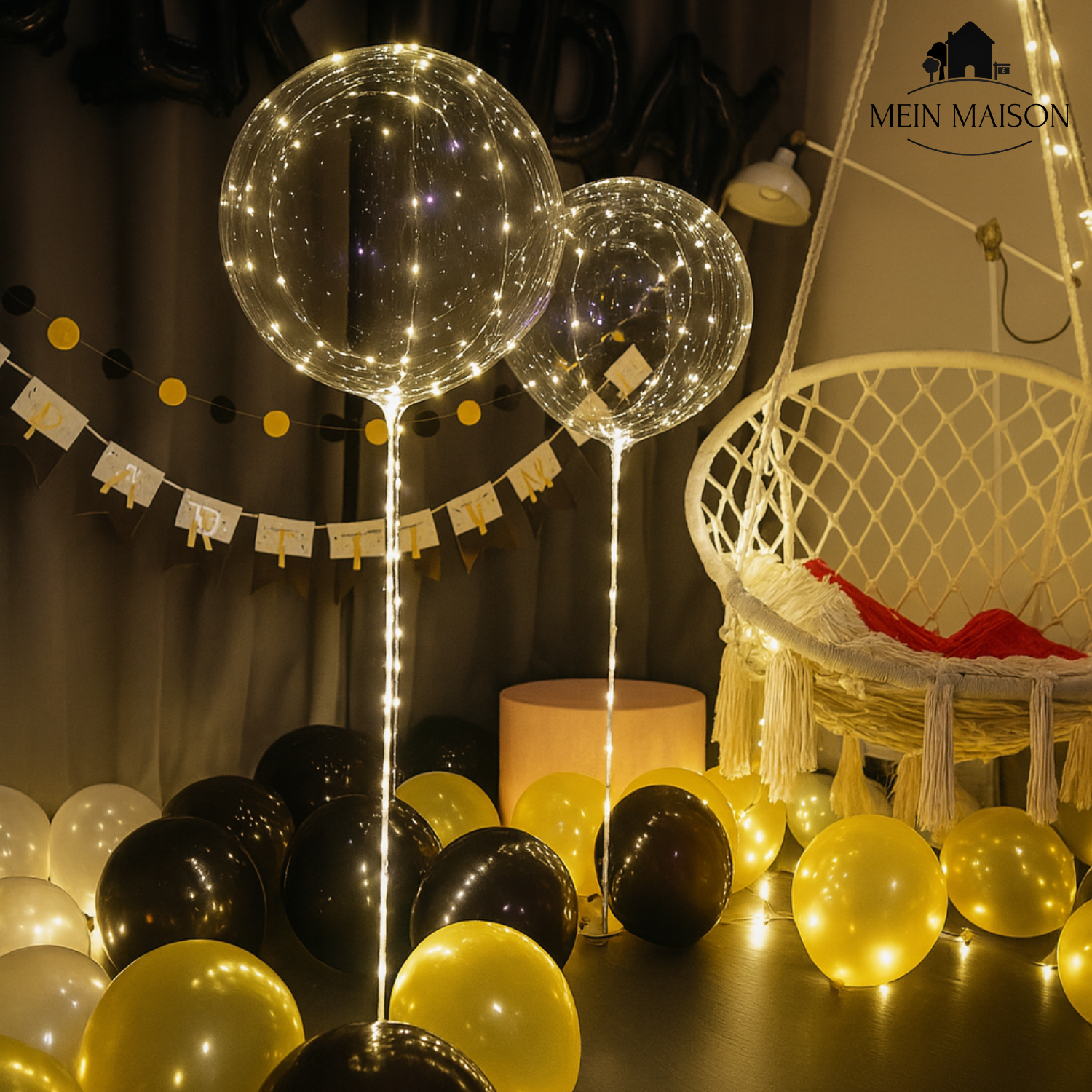 PartyGlow – Erleuchte jede Party mit warmem, wiederverwendbarem LED-Luftballon-Strahlerlicht – Bild 4 von 8