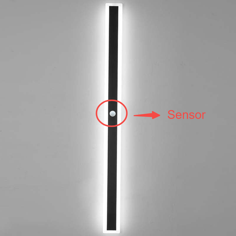 Modern LED Außenwandleuchte Schwarz Metall Garten/Balkon – Bild 6 von 23