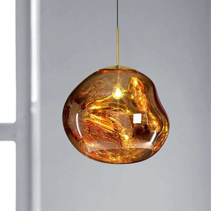 Valentina Melt  Pendelleuchte in Lavaoptik – Bild 7 von 20