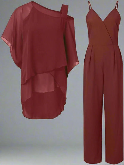 Luxus-Chiffon-Set für elegante Abende – Bild 3 von 8