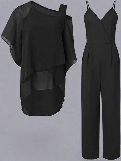 Luxus-Chiffon-Set für elegante Abende – Bild 2 von 8