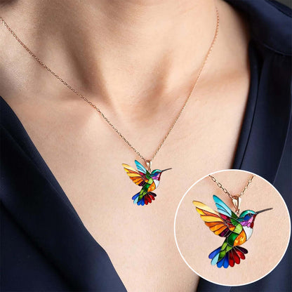 Elegan™ Kolibri-Halskette: Ein Symbol für Freiheit und Erneuerung – Bild 3 von 7