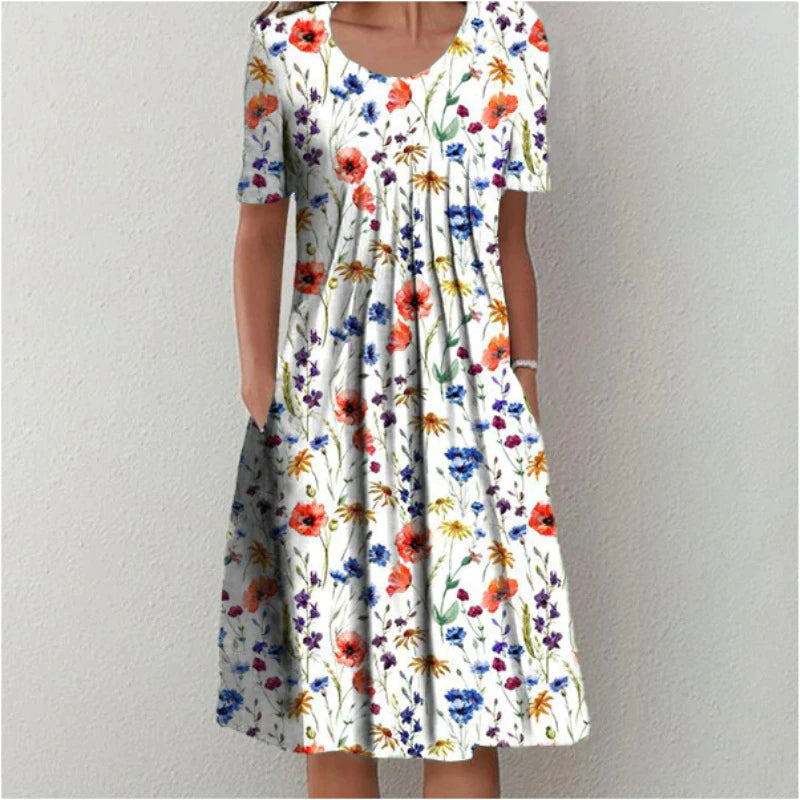 Elegantes Baumwollkleid – Damenkleid