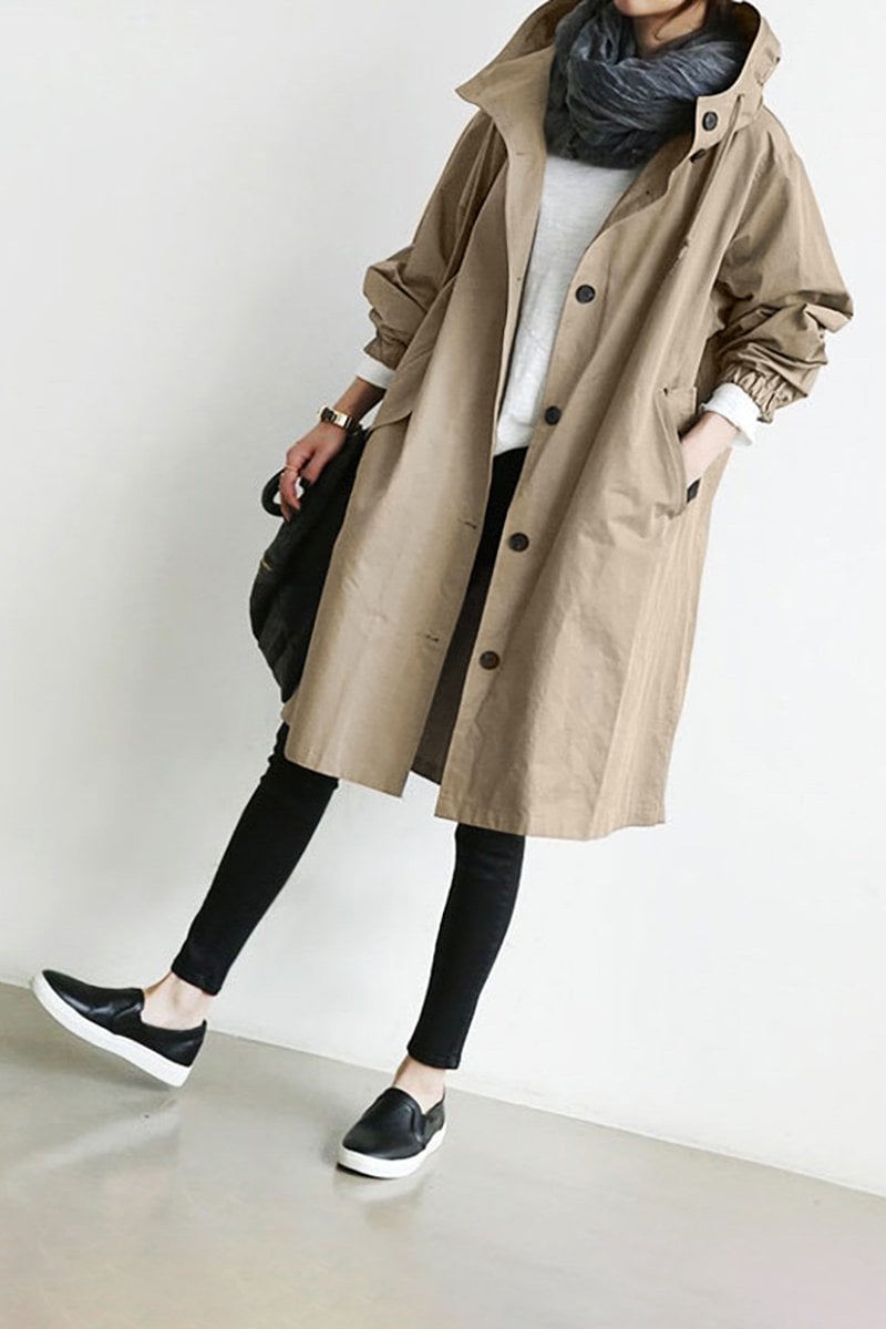 Damen Langjacke mit Kapuze – Bild 7 von 18