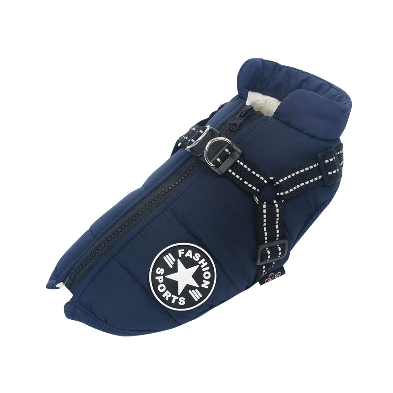 PupGuard- Winter-Hundejacke mit Geschirr – Bild 12 von 14