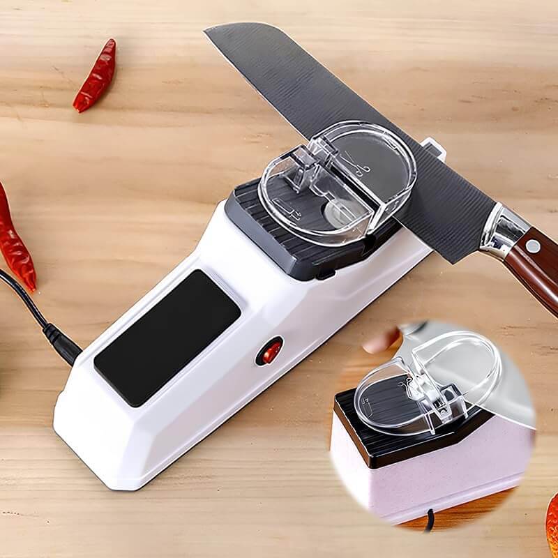 BladeBooster- Elektrischer Messerschärfer- 5 Gratis-Schleifscheiben + Kostenloser Versand! – Küchenzubehör