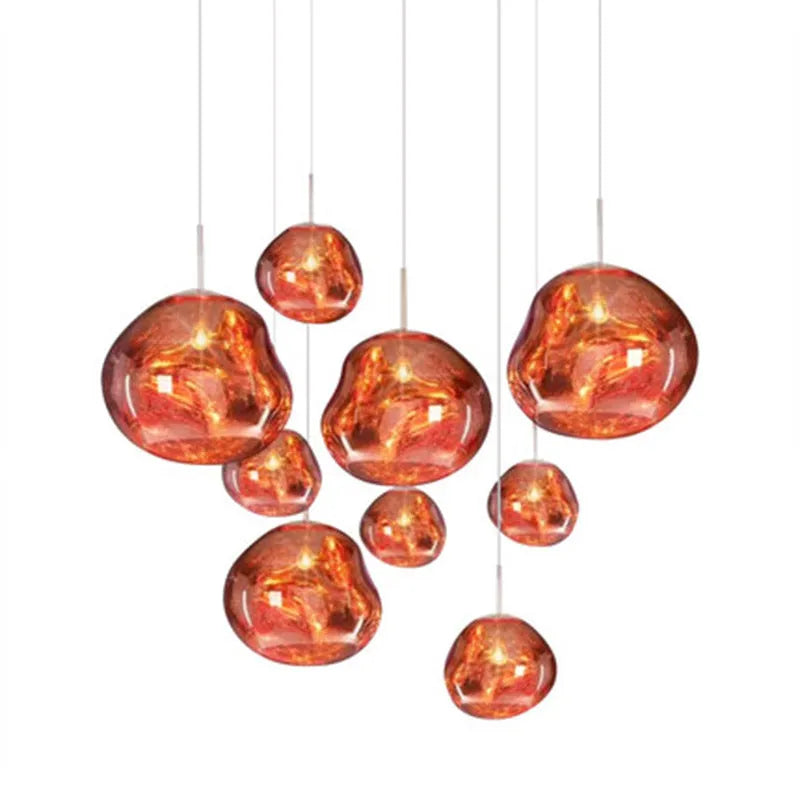 Valentina Melt  Pendelleuchte in Lavaoptik – Bild 11 von 20