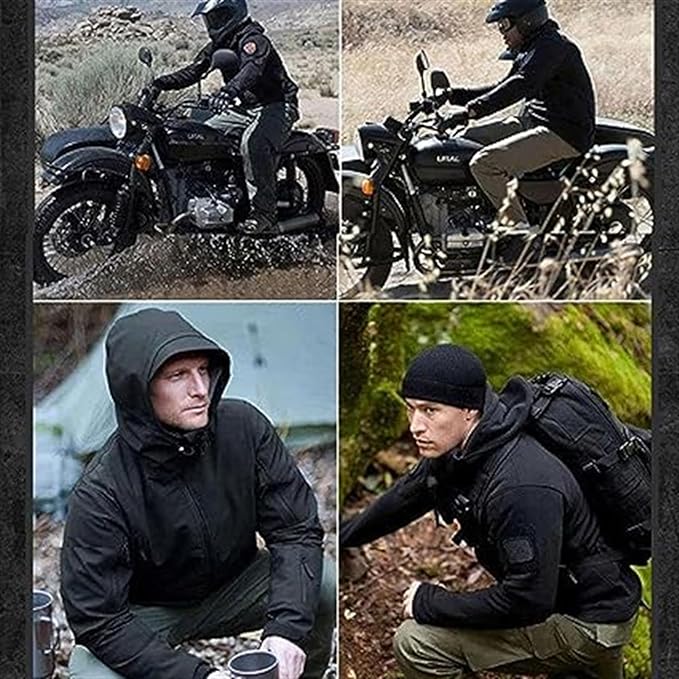 Herren multifunktionale Jacke mit Fleece-Innenfutter und Reißverschluss – Heidi-Mode – Bild 2 von 13