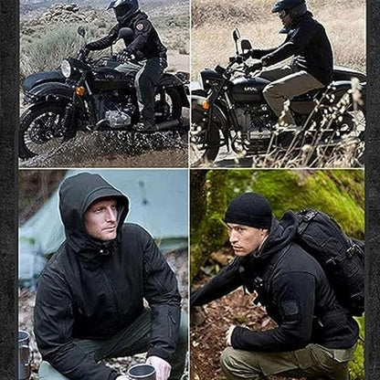 Herren multifunktionale Jacke mit Fleece-Innenfutter und Reißverschluss – Heidi-Mode – Bild 2 von 13