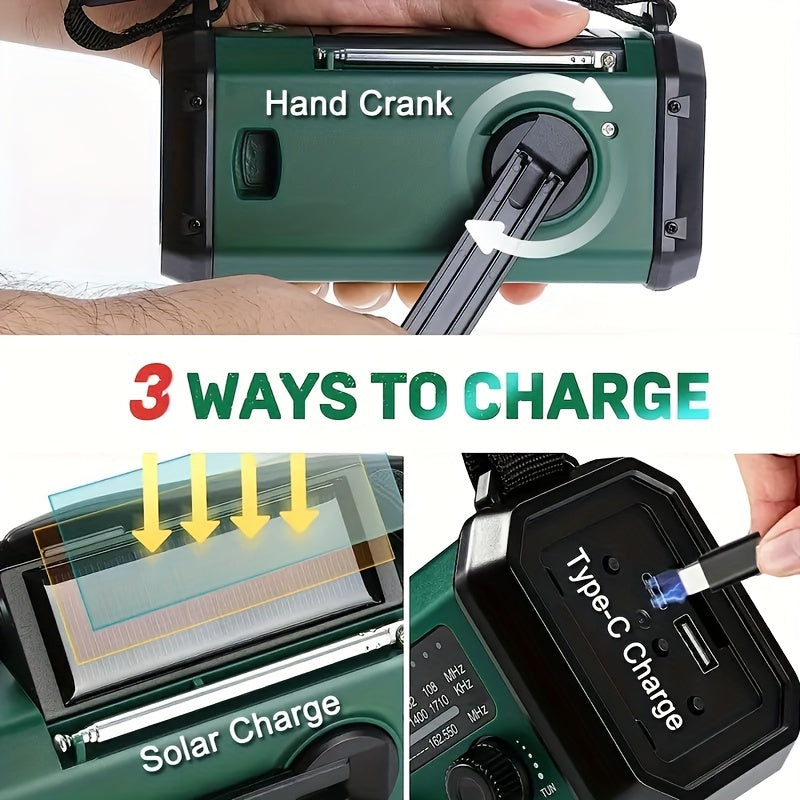 StormMate X10 Notfallradio mit 10.000 mAh Powerbank – Bild 4 von 11