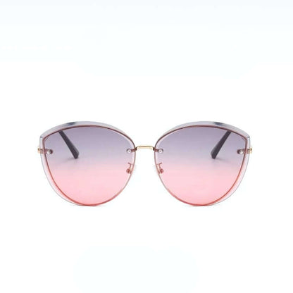 Sonnenbrille Damen, Randlose Katzenaugenform UV400 – Bild 11 von 15
