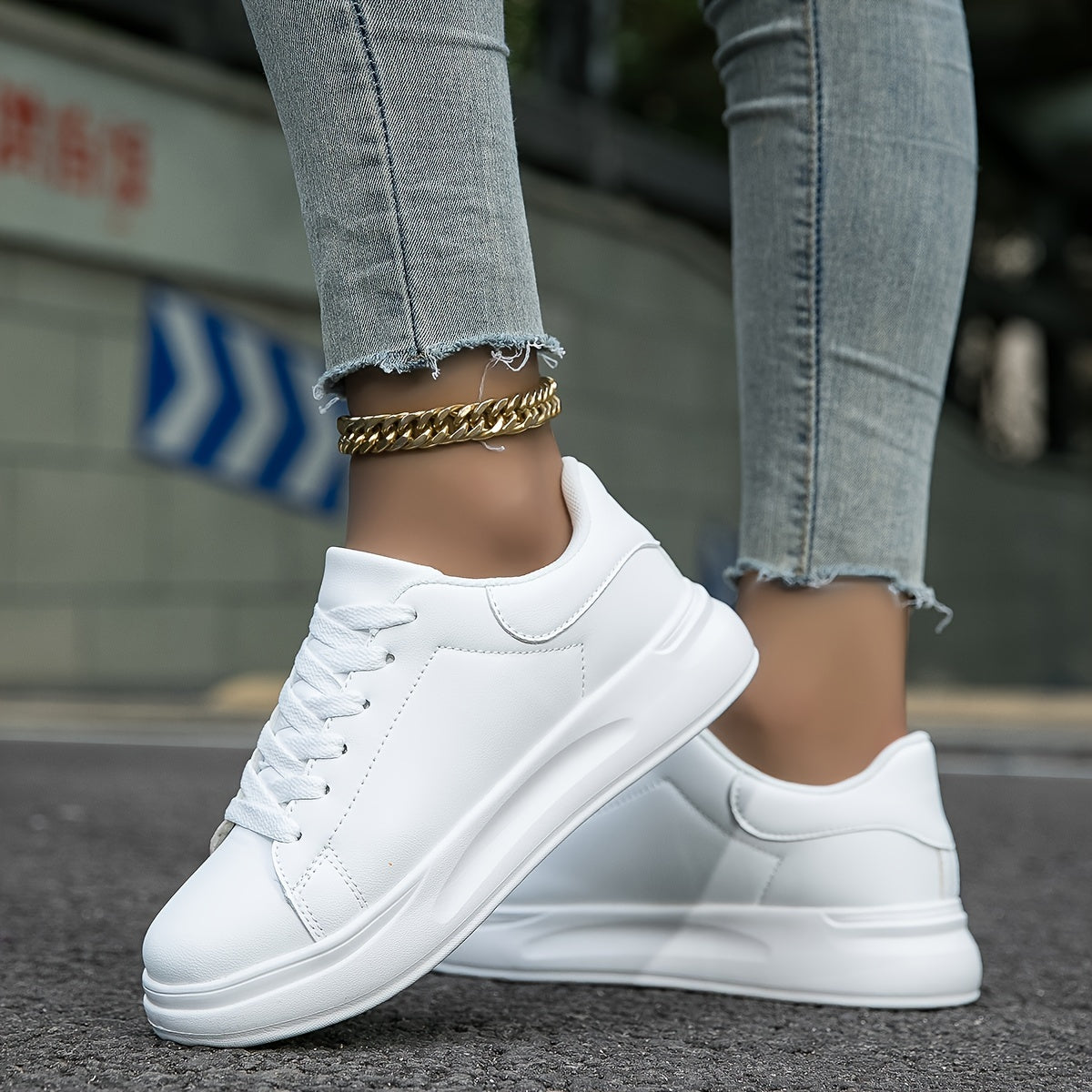 Damen Textil Sneaker mit Cleanem Design & Bequemem Tragekomfort – Bild 7 von 12