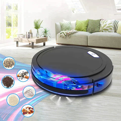 Cleanoro S6 Robotstaubsauger| Kompakt & Intelligent| Für Tierhaare, Hartböden & Teppich| 2h Laufzeit – Haushaltsgeräte