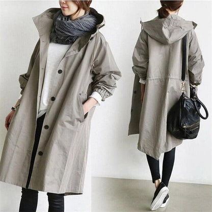 Damen Langjacke mit Kapuze – Bild 9 von 18
