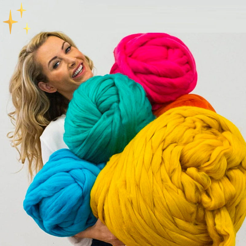 Chunky Strickdecke – Bild 3 von 14