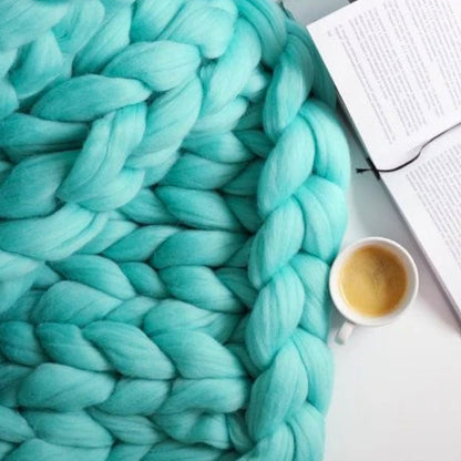 Chunky Strickdecke – Bild 10 von 14